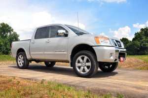 Nissan Titan Suspension Lift Kit - Front - Rough Country - 2 Inch Leveling Kit, T6061 Billet Aluminum - '04-'23